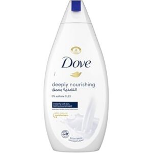 dove deeply nourishing bodywash for instantly soft skin 100 gentle cleanser and sulphate free 500ml 67.2